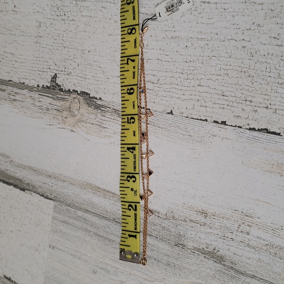 Fossil Midnight Mosaic geometric coppertone bracelet 7 inch NEW - Picture 7 of 7